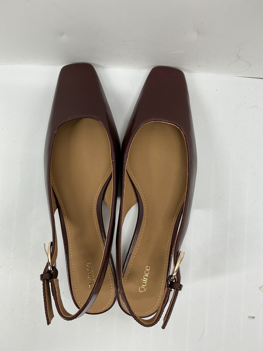 Italian Leather Slingback Flat